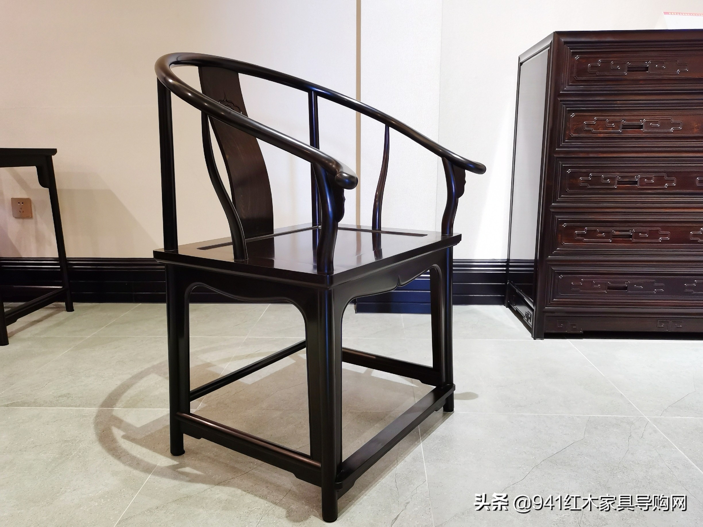 红木家具最受欢迎的三种木材,红木家具圈椅介绍