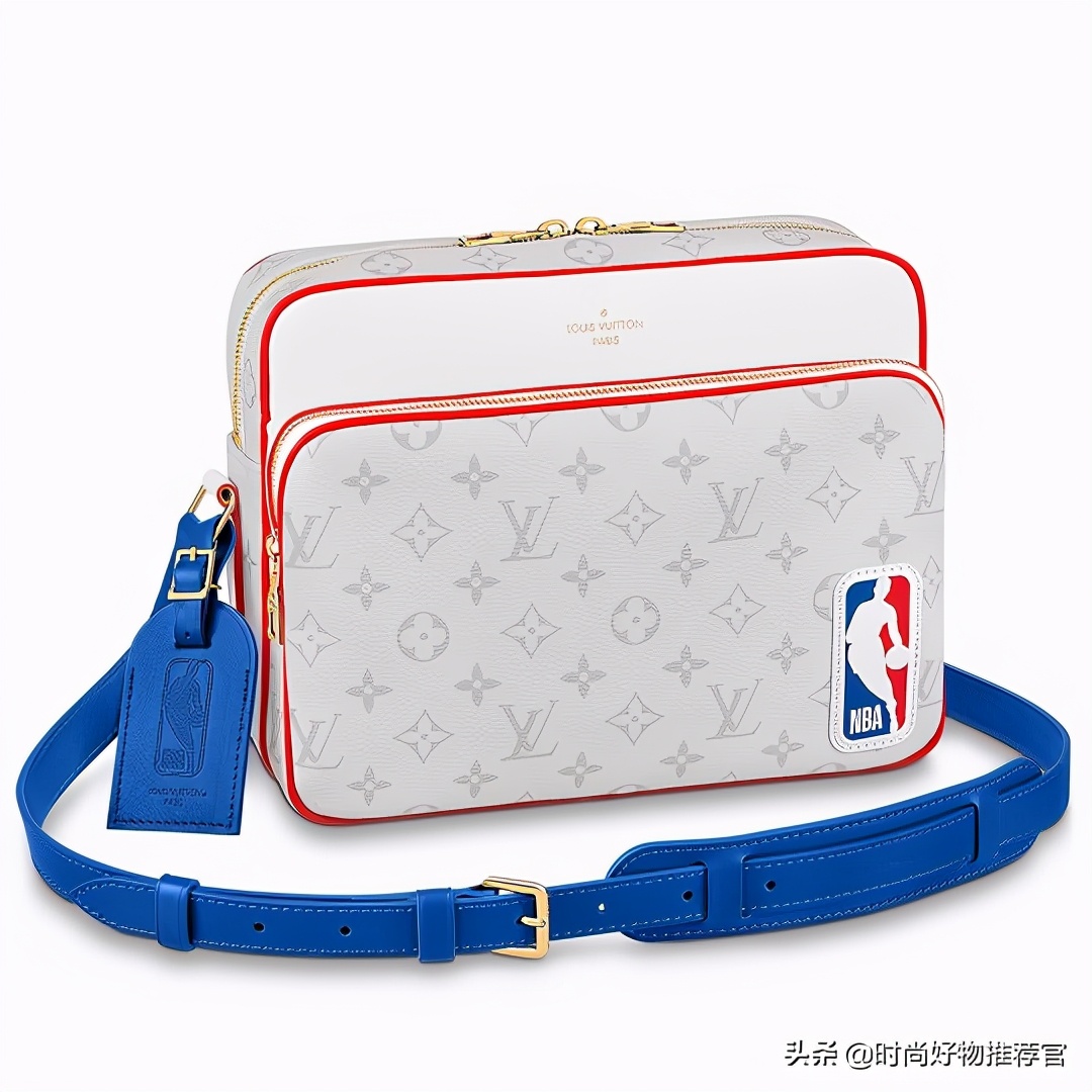 LV新包|NBA合作系列：篮网元素，红白蓝3色细节