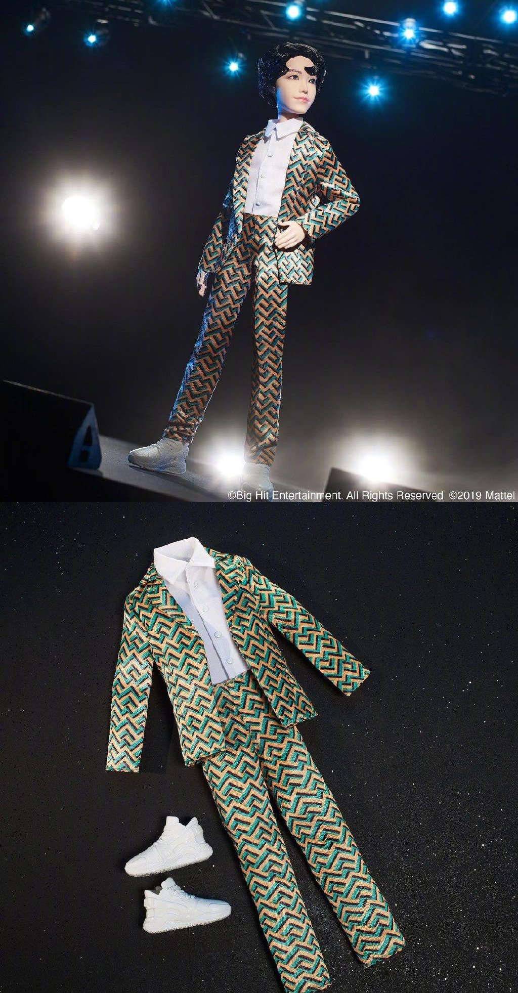 防弹少年团制作卡通玩偶,防弹少年团成员合作