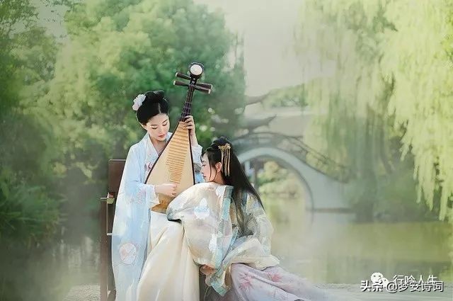 梦安|水岸春行,金丝柳影入画屏