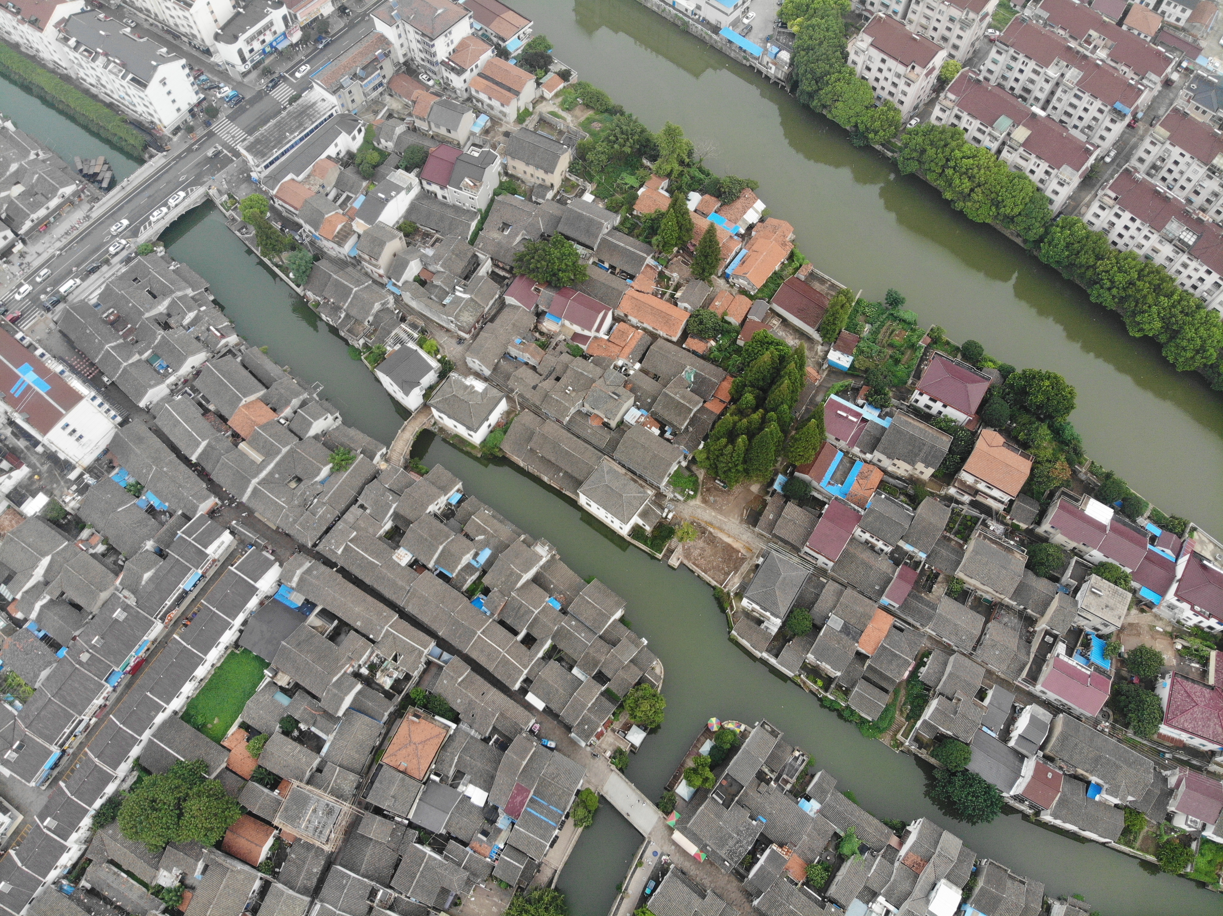 太仓港沙溪古镇,一河两岸的古镇