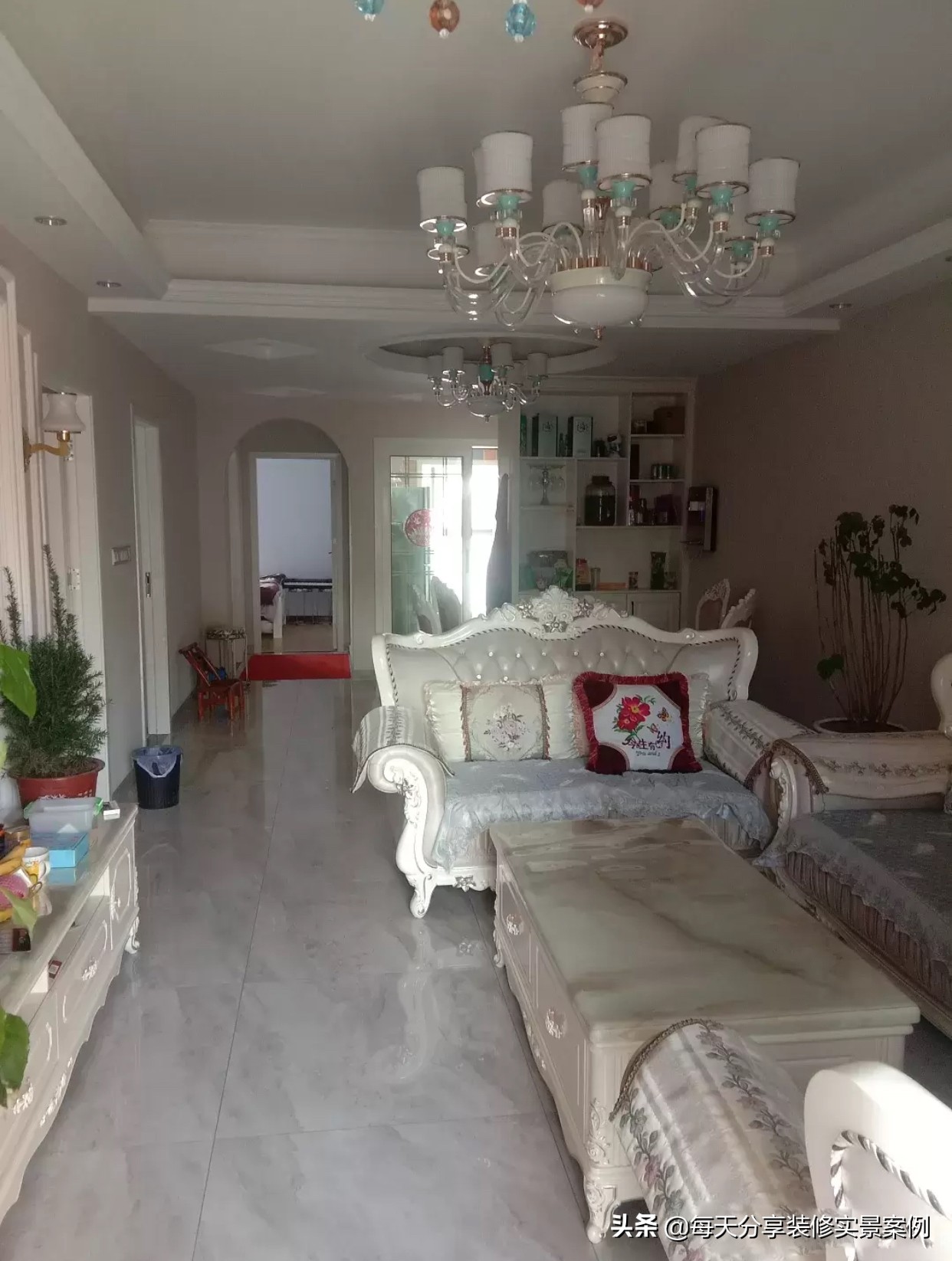 110平米纯欧式装潢,110平方装修全部花18万