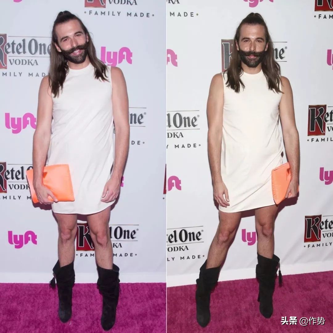 这位大胡子男人,穿起裙子来竟然比女生和还要合适?!