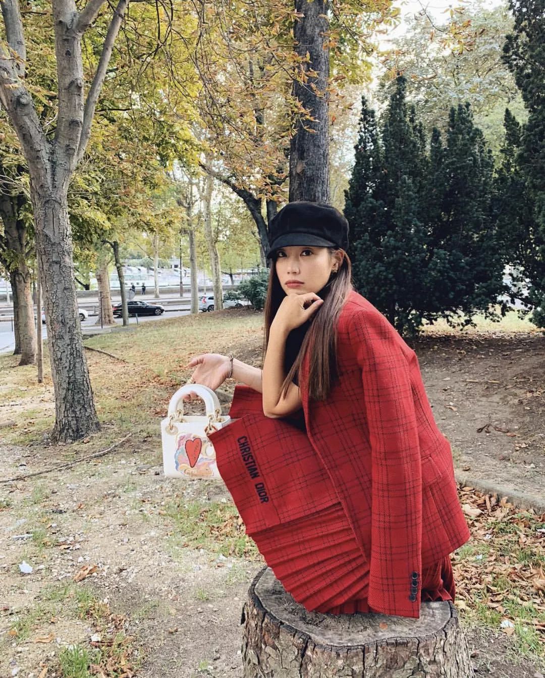 欧美时尚博主穿搭示范冬,韩系慵懒风冬季穿搭博主