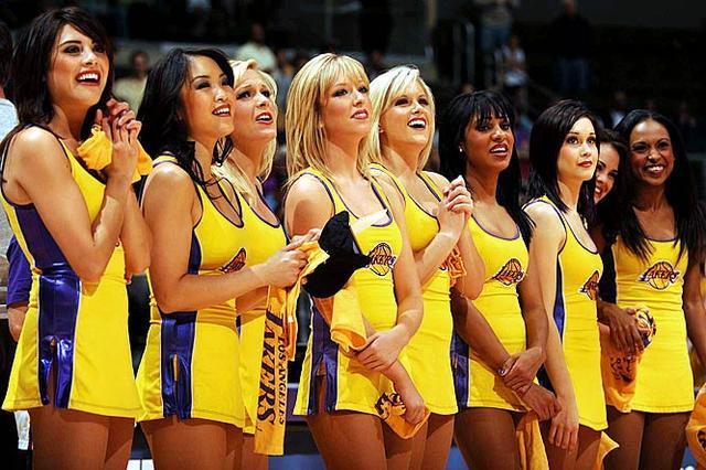 拉拉队美女跳舞dj国外,啦啦队热舞nba