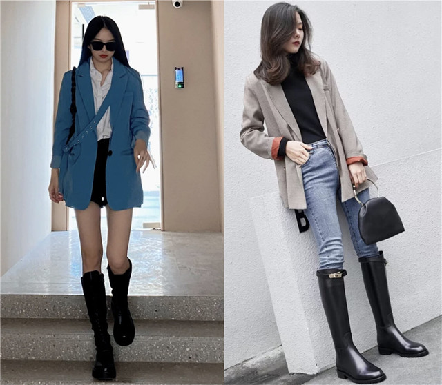 小个子秋冬穿靴怎么挑？2点穿搭干货，教你靠穿成赢家
