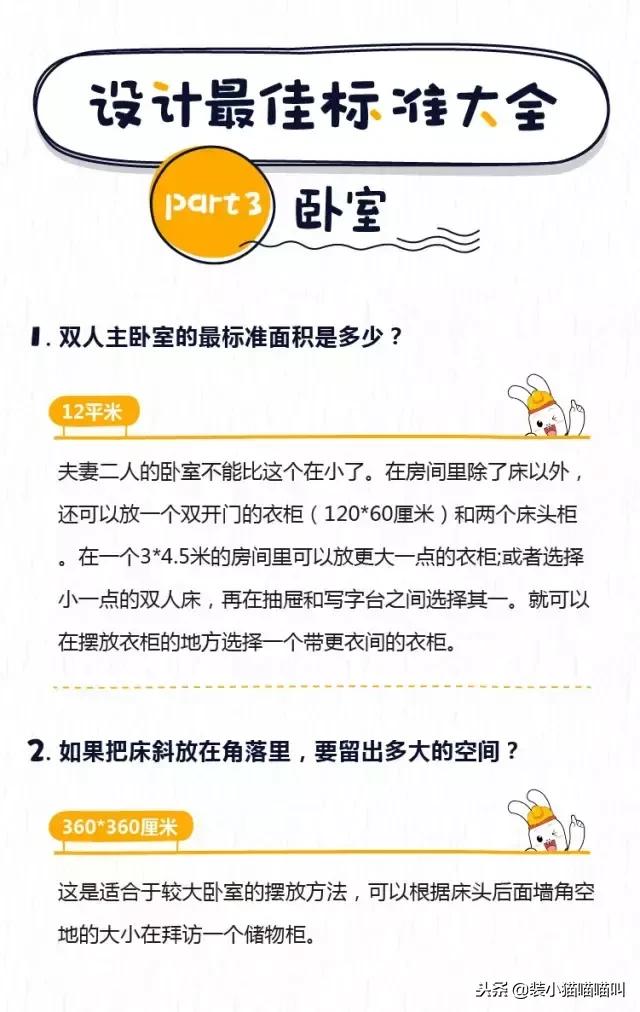 全屋定制尺寸标准大全集,全屋定制的基础尺寸大全