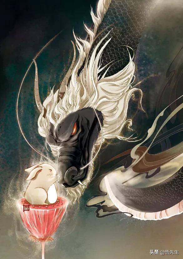 十二生肖接班图诗配画,又萌又暖,你喜欢自己的属相吗?