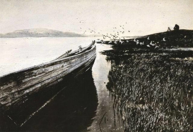 何多苓连环画雪雁,何多苓的经典创作雪雁