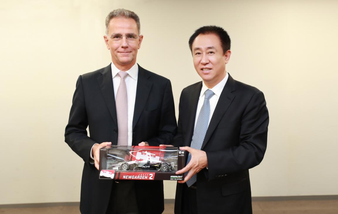 许家印最后一次公开亮相恒驰汽车,许家印亲临恒驰汽车冬季测试现场