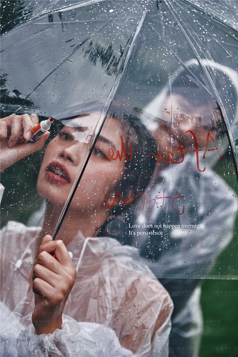 下雨天婚纱照能拍外景吗,拍婚纱照遇到下雨天怎么办