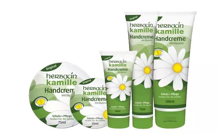 herbacin贺本清小甘菊经典手霜,德国贺本清小甘菊护手霜无香款