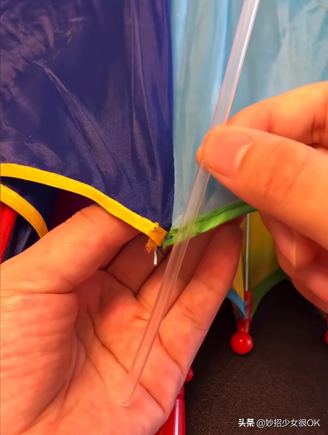 雨伞修理小妙招,雨伞坏了自己就能修了