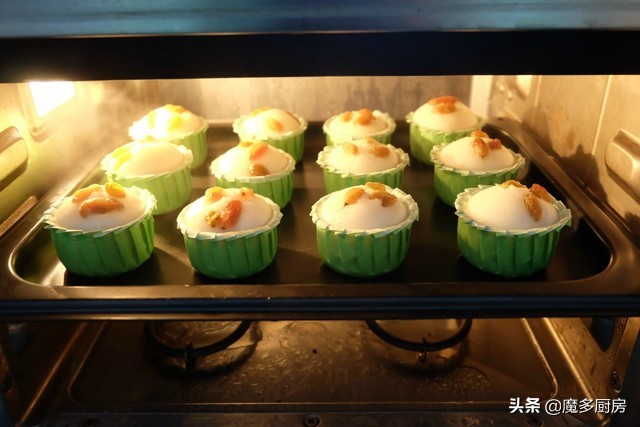 白糖米发糕蒸出来不发粘牙,商业米发糕为啥细腻不粘牙