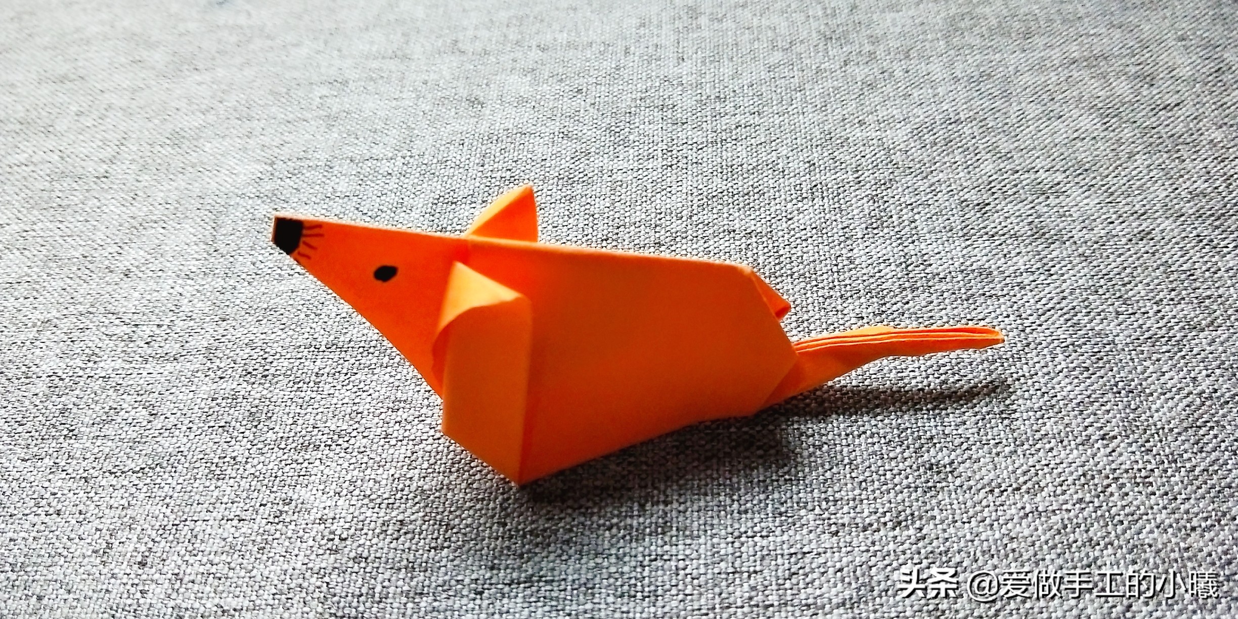 可爱小老鼠折纸,折纸小老鼠大全简单又漂亮