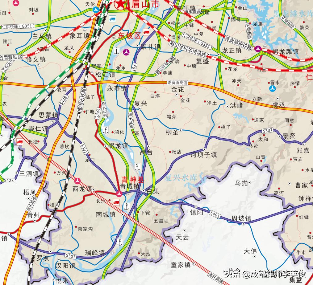 岷东大道成都双流区段全线贯通，眉山到成都不再绕行黄龙溪古镇