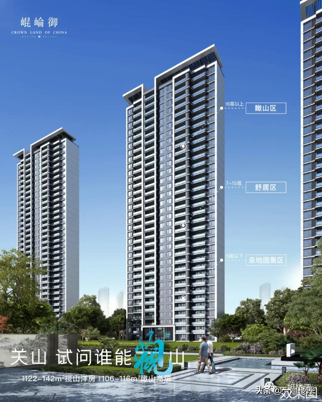 留在关山的最低门槛！超低密，北看东湖，南向楼间距约140米