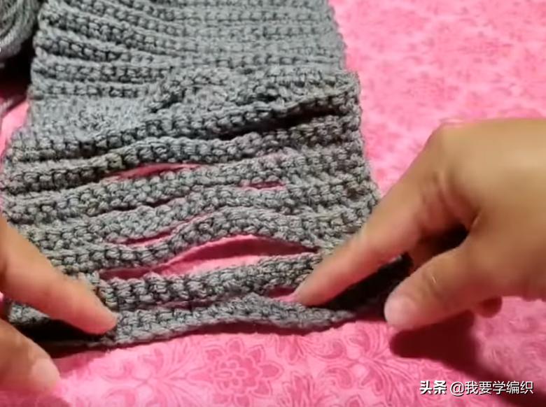 女生发带编辫子教程,女士中长发用发带编头发教程