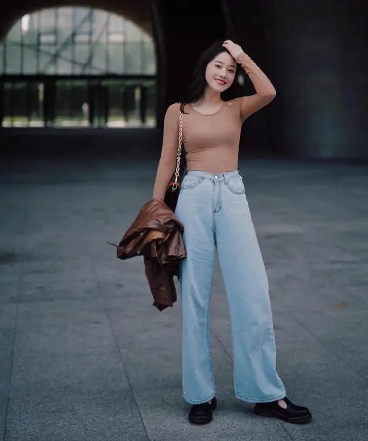高个子胖女生裤子显瘦推荐秋冬,冬季胖女人穿什么裤子好看又显瘦
