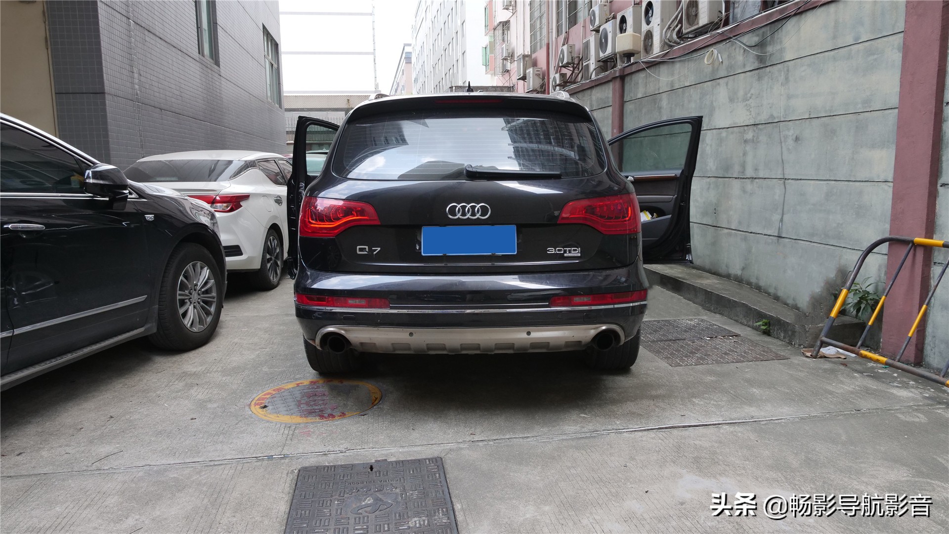 奥迪q7改内饰导航,奥迪q7改装大屏导航线束