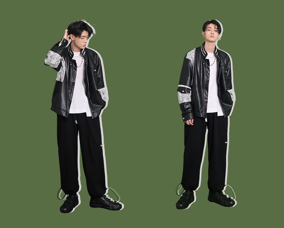 男装秋季穿搭潮男套装高级,男秋冬170穿搭潮服