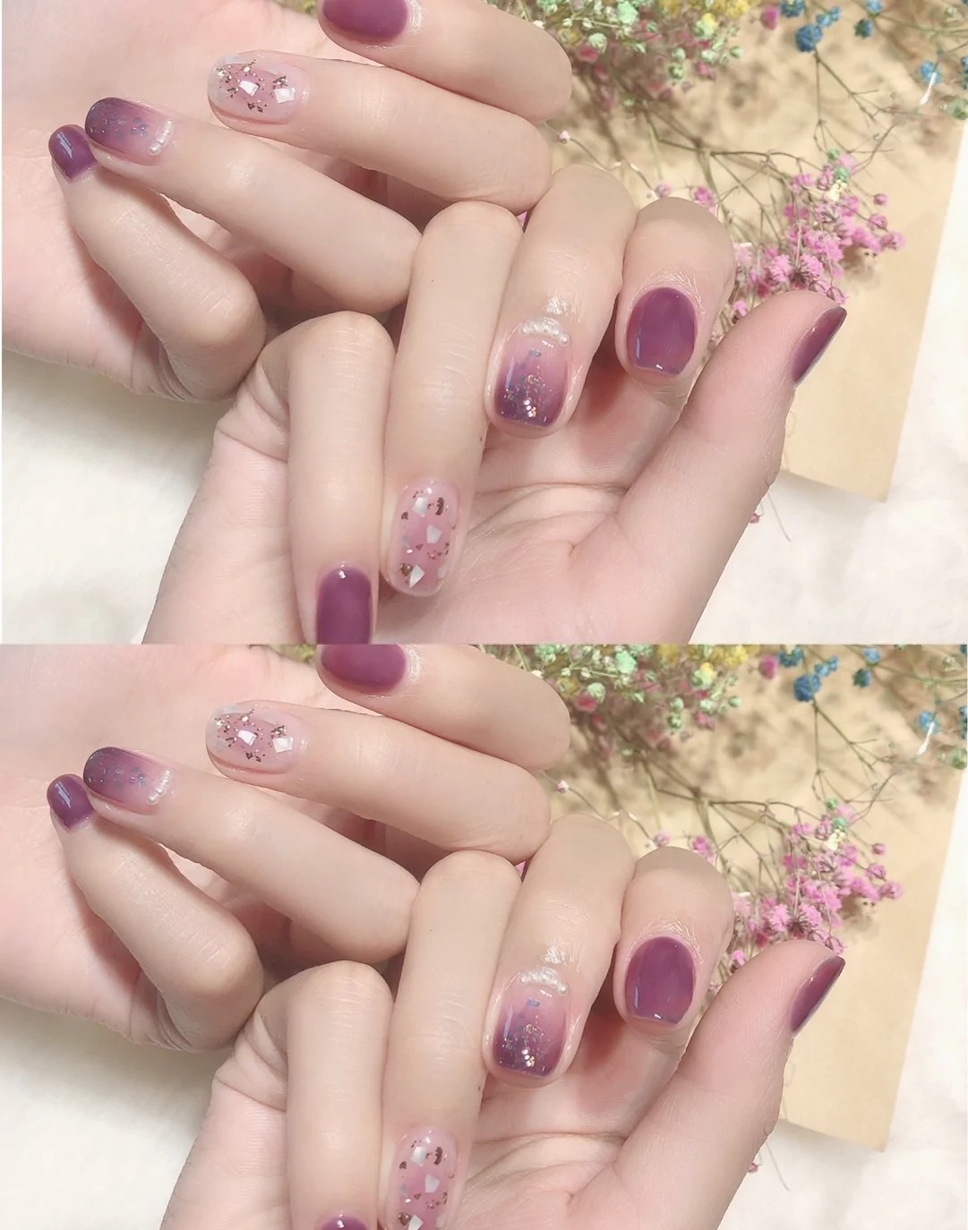 分享一下你做的美甲吧,做美甲的小仙女们