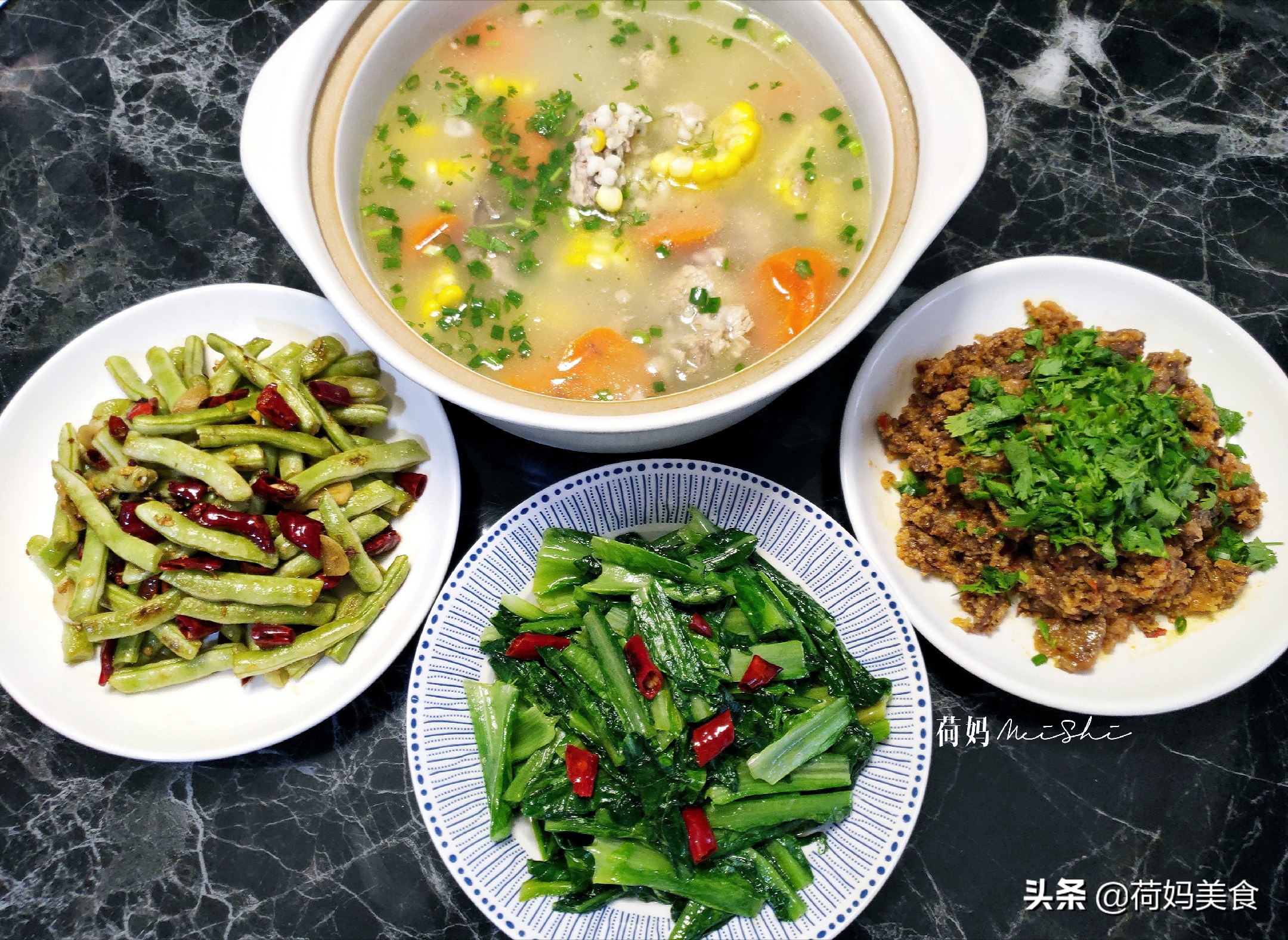 家常九个菜,适合在家做的九桌家常饭菜