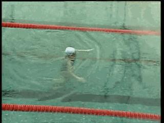 爬泳转身技术,爬泳中后交叉教学