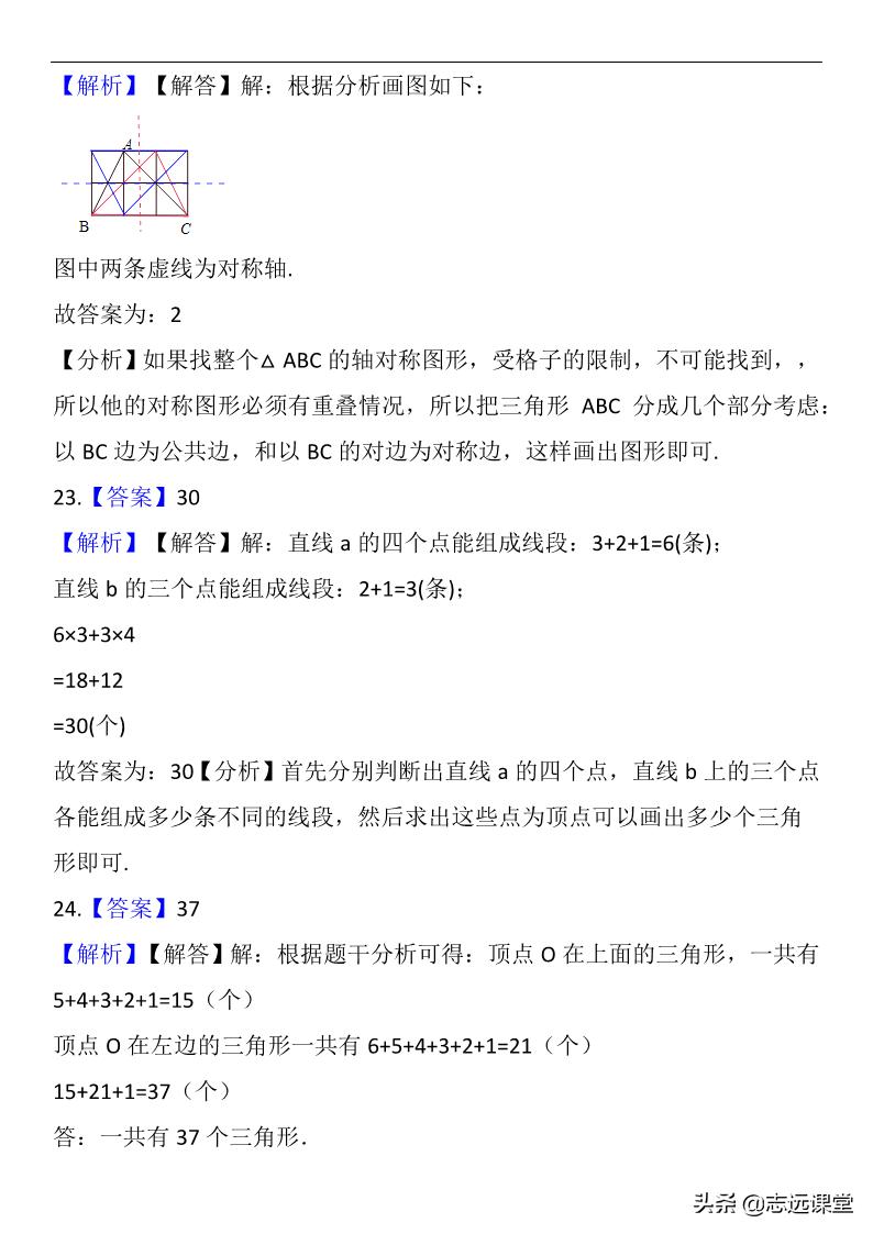 数平行四边形图形个数的巧妙方法,数不规则梯形图形个数的巧妙方法