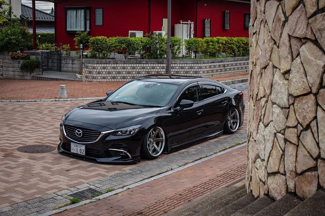 阿特兹轮毂改装案例,马自达阿特兹改装案例