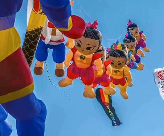 风筝之乡潍坊风筝节,风筝节潍坊哪些奇特的风筝