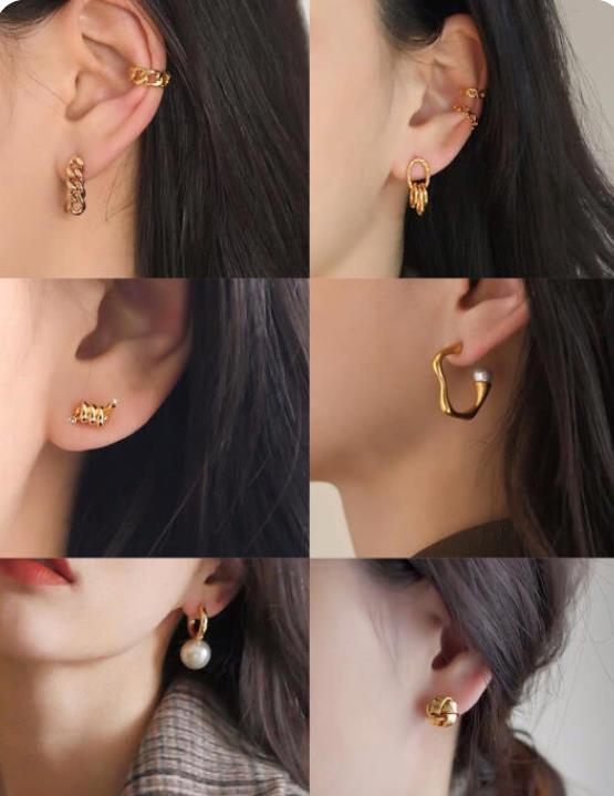 平价耳环怎么搭配好戴,一款超级好看的耳环