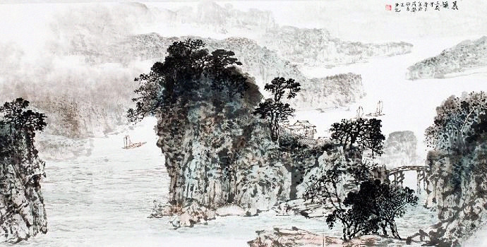 杨昌林山水画,杨昌林山水作品