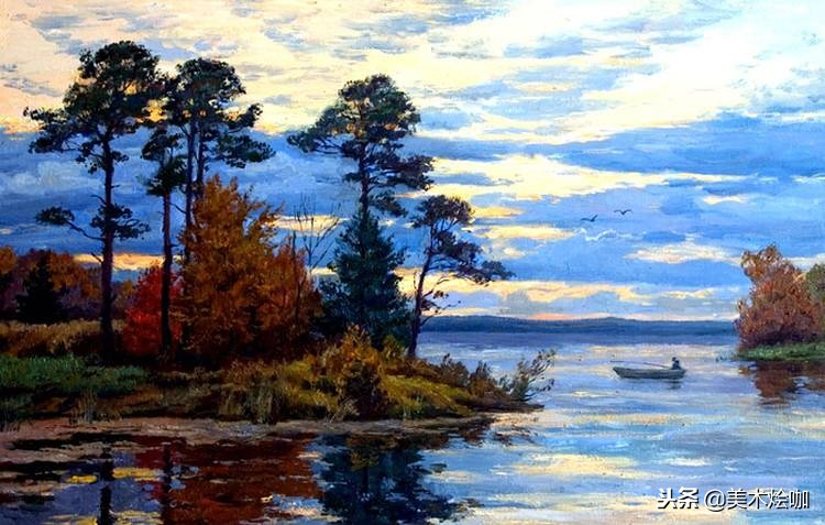 俄罗斯油画大师风景油画教程视频,俄罗斯维克多风景油画视频作品