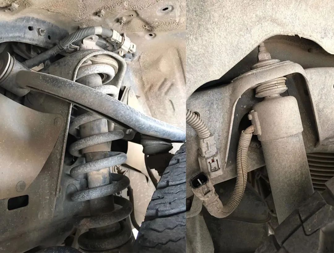 丰田霸道气动减震怎么调整,07款丰田霸道底盘异响