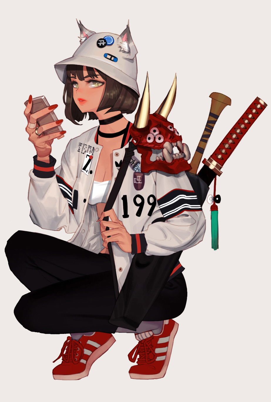 服饰穿搭小插画,30幅插画和你探讨如何时尚穿搭