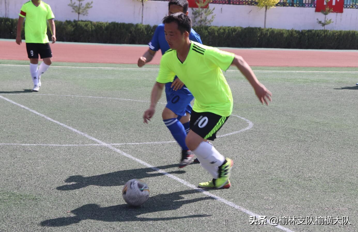 榆横大队勇夺支队“平安杯”足球赛冠军