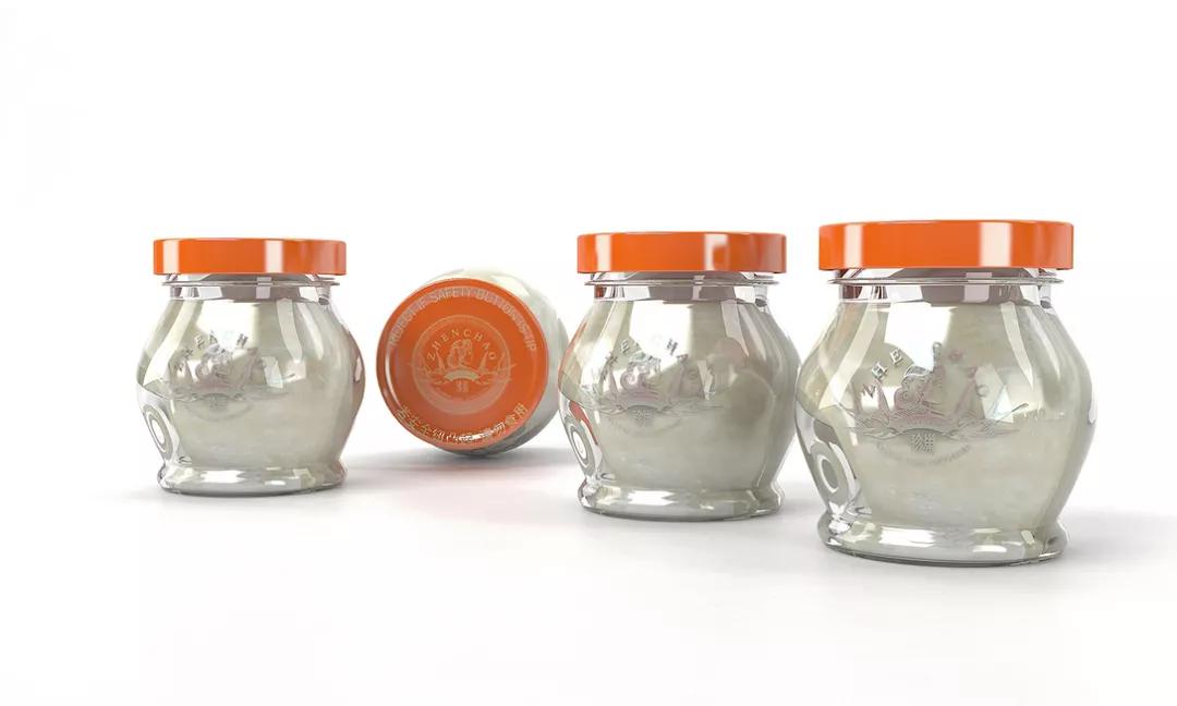 兔年元素的燕窝包装盒展开图,好看的燕窝包装设计