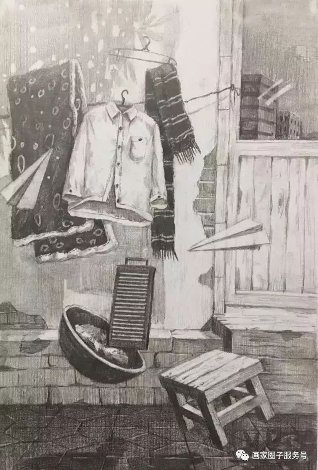 清华大学美术学院设计素描高分卷,清华学生校考素描作品