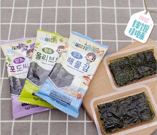 0添加韩滋海苔难怪宝妈们都排队买