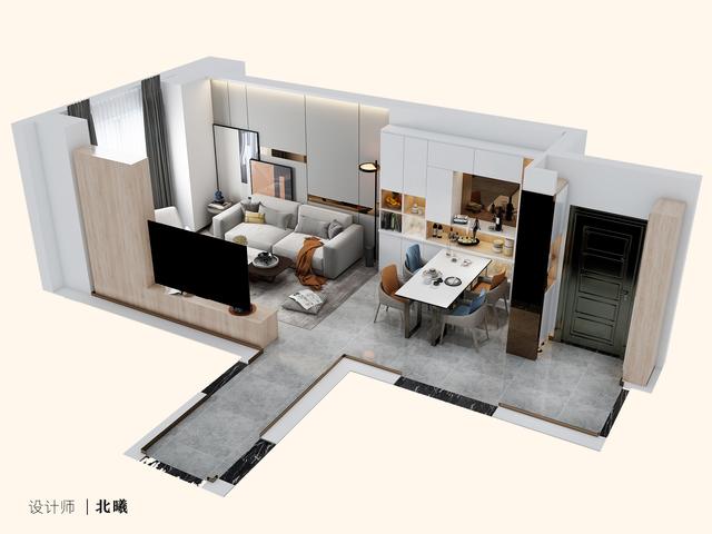 他把108㎡现代简约新房发到朋友圈，瞬间被赞爆了！