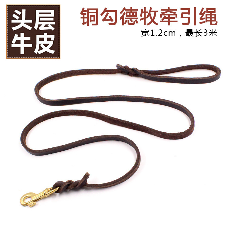 像德牧这样的大型犬，适合使用什么样的牵引绳？