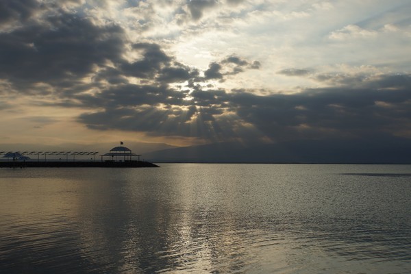 以色列死海全景图,以色列死海旅游攻略