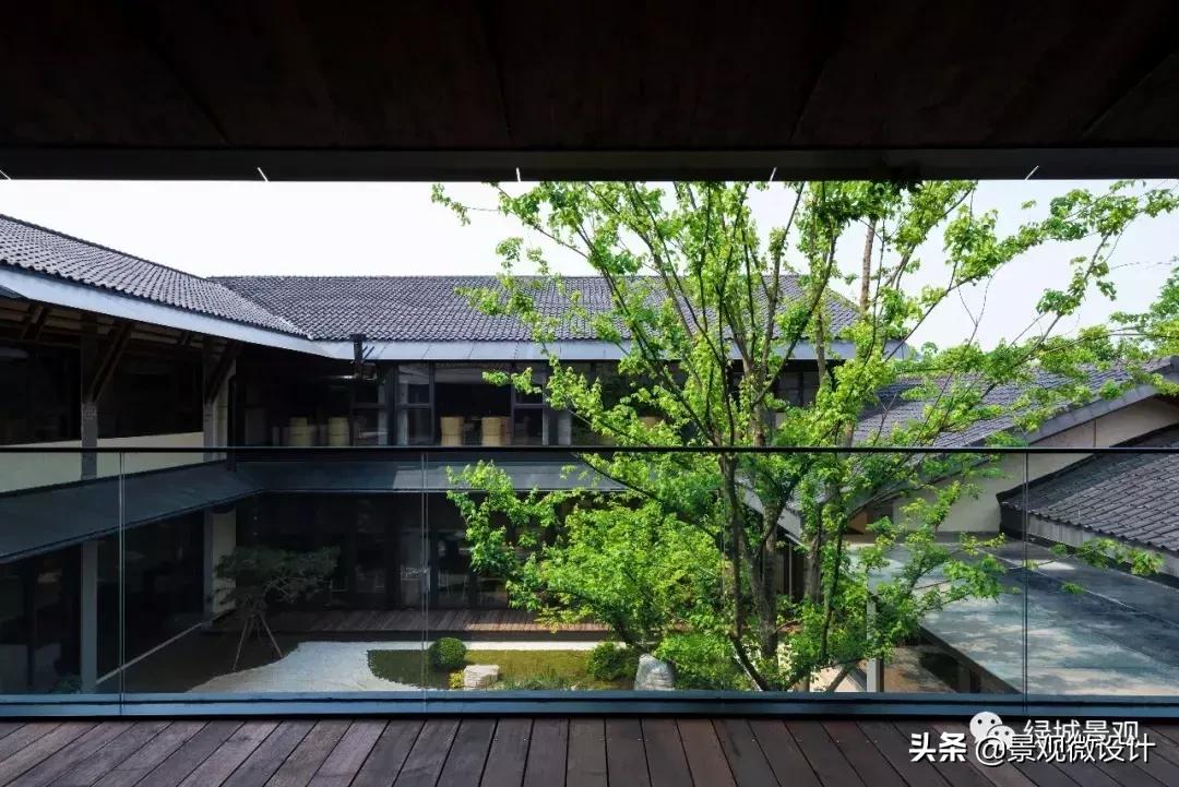 杭州日式禅意小庭院,西溪里禅意庭院效果图