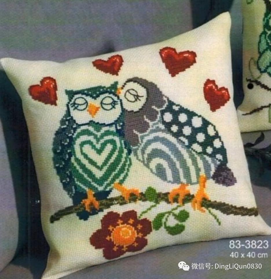 十字绣靠垫套,抱枕靠垫十字绣花样