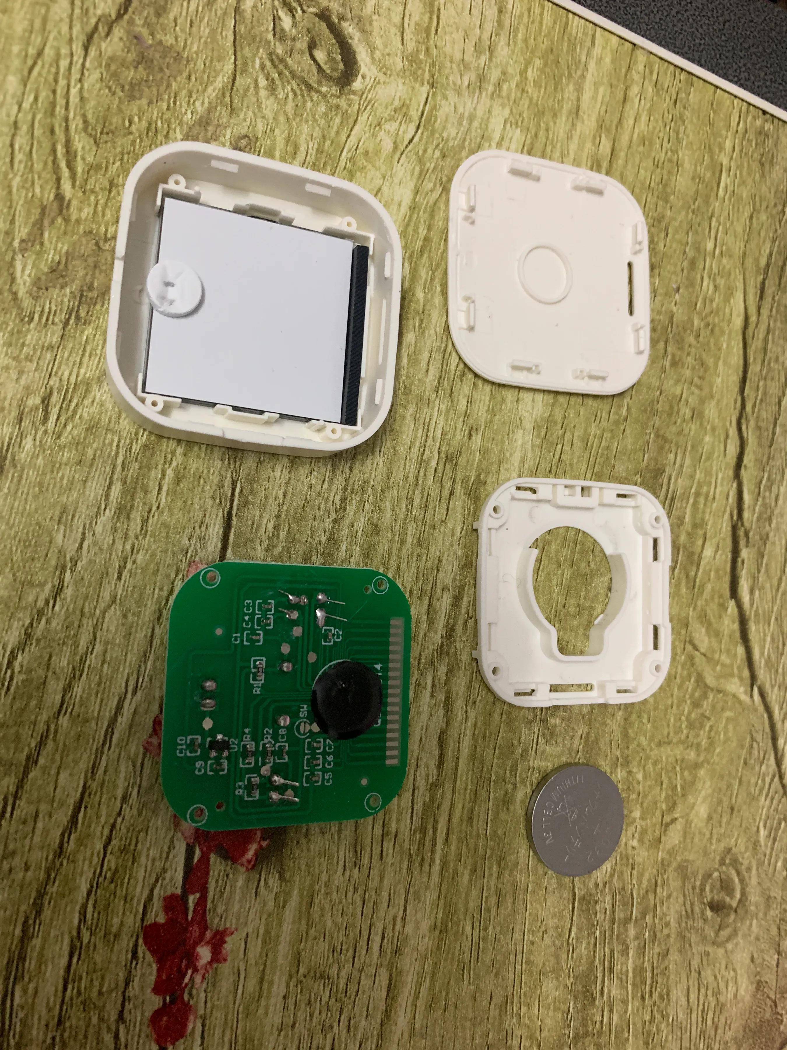 德力西电子温湿度计拆解,德力西电子温湿度计