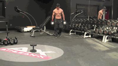 在家锻炼哑铃十个最佳动作,一副哑铃新手复合健身方案