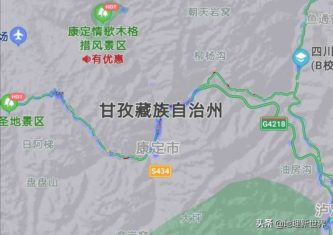 晚6点，四川18市3自治州热力图对比