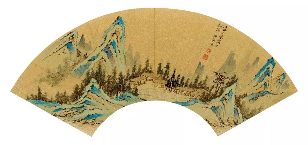 嘉树堂藏明代扇面,嘉树堂藏名人扇面画