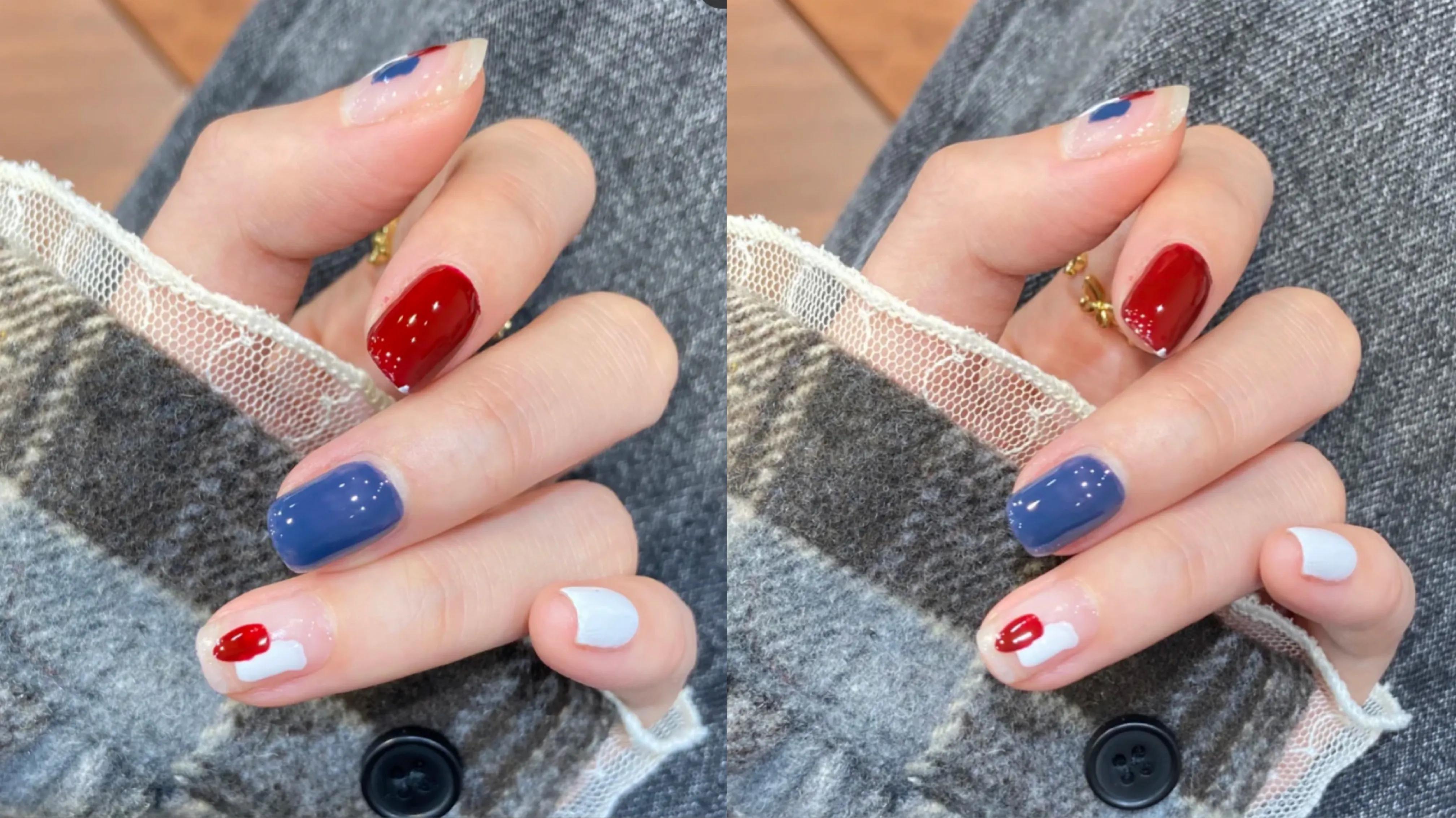 把春天画在指甲上吧,将春天画在指甲上